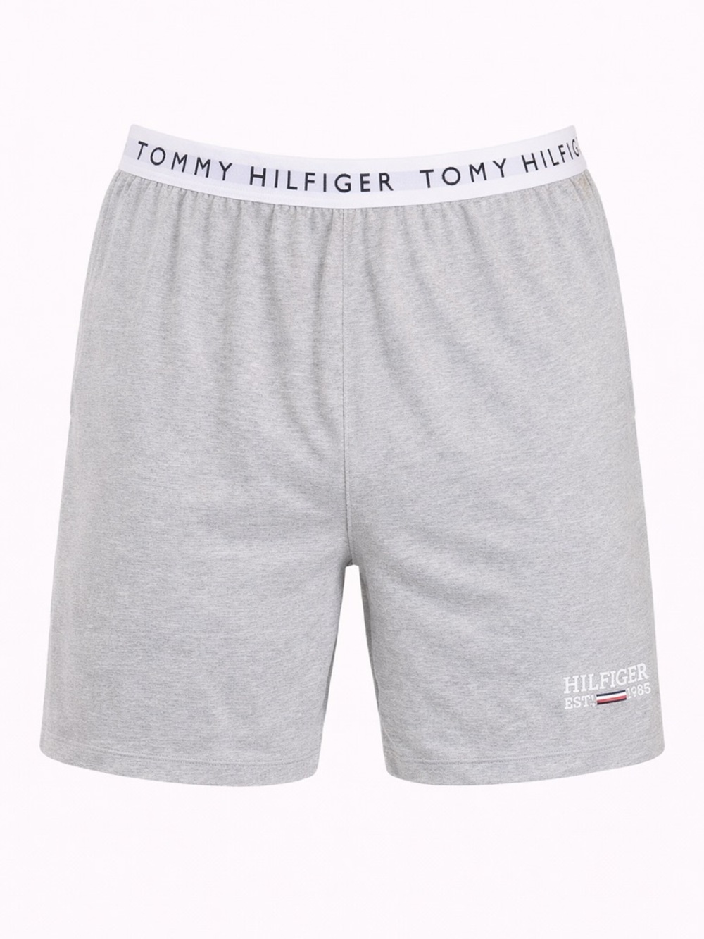 NWOT Tommy Hilfiger Men’s Gray Lounge Shorts Logo Waistband Large